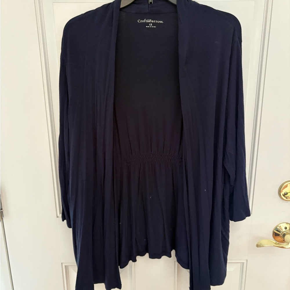 Croft & Barrow Navy Blue cardigan - Women’s 1X